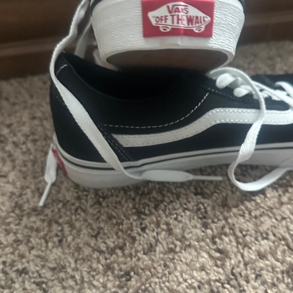 Vans Black and White Low-Top old School Shoes